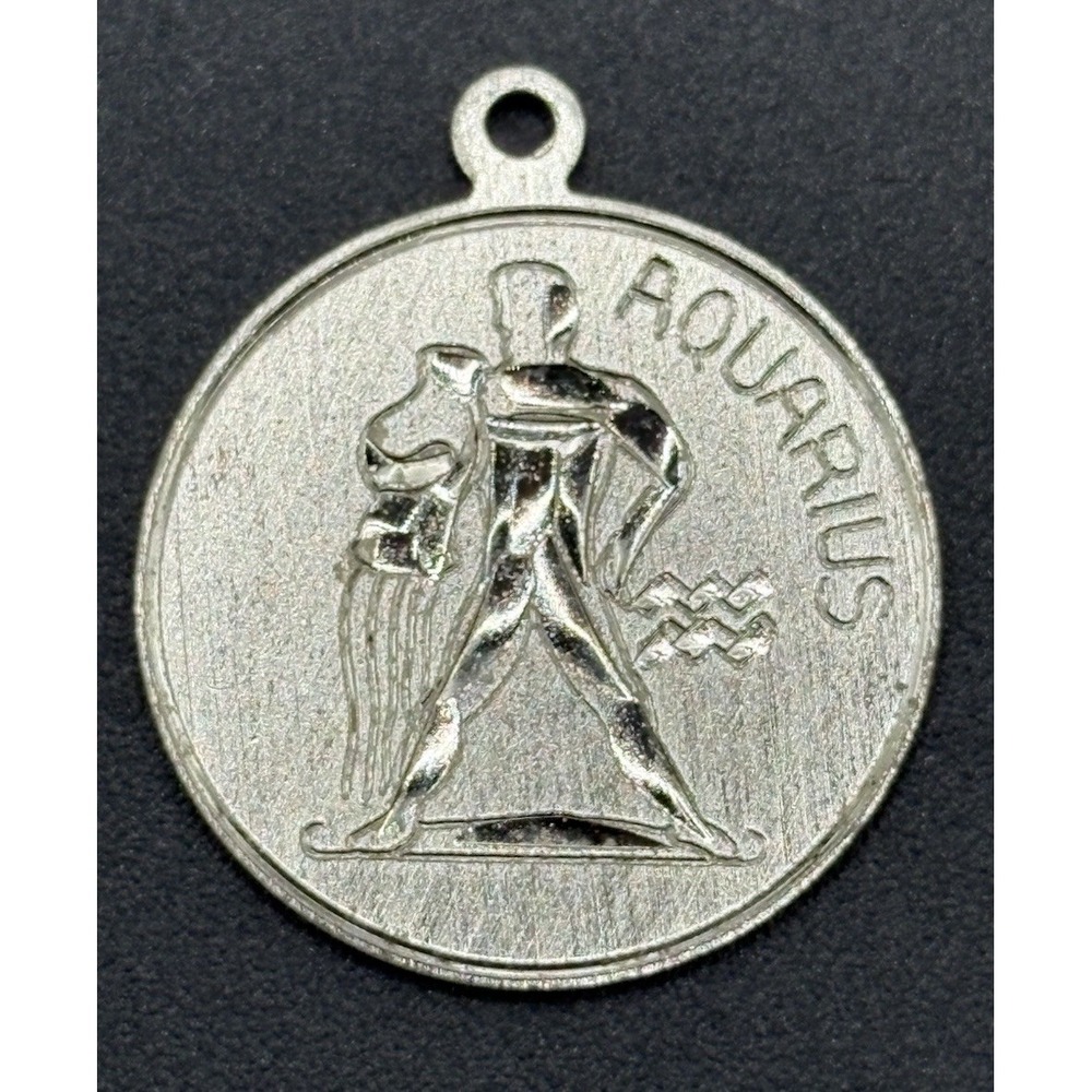 Vintage Sterling Silver Aquarius Charm 925 Elco C24